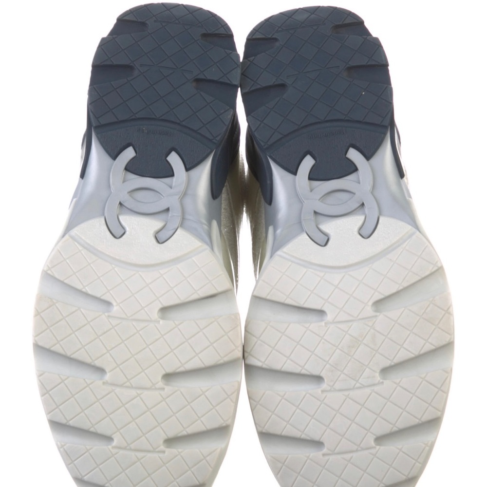 Chanel Wool Low Top Sneakers Size 39.5 - Picture 5 of 5